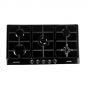 Unionaire Modern Built-in Hob, 90cm, 5 Burners, Black- BH5090B8SMD