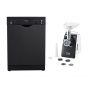 Bosch Series 2 Freestanding Dishwasher, 12 Persons, Black - SMS25AB00V, with Meat Grinder, 1600 Watt, Black and White - MFW3612A