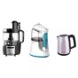 Tornado Food Processor, 450 Watt - FP-450T with Tornado Steam Iron, 1200 Watt - TST-HS1200 and Tornado Kettle, 1.7 Liter - TKS-2117