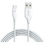 كابل USB الى مايكرو USB انكر، 1.8 متر- ابيض