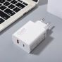شاحن شاومي، 67 وات، 2 منفذ USB-C - ابيض