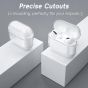 Clear Case for Airpods 3rd Generation (2021), Transparent Waterproof Protective Soft TPU Airpods 3 Case Cover with Keychain (Transparent)