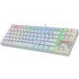 Redragon K552 Mechanical Gaming Keyboard RGB [Brown Switches] - Anti-Dust Proof Switches (White)