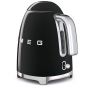 Smeg Electric Kettle, 1.7 liters, 2400 Watt, Black - KLF03BLEU