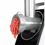 Bosch Series 6 No Frost Refrigerator, 435 Litres, Black - KGN49LB30U with Bosch Compact Power Meat Grinder, 1800 Watt, Black and White - MFW3850B