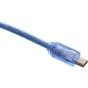 كابل بوينت ميني USB الي USB فئة A انثي، 50 سم - ازرق