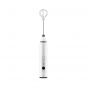 Sokany Handheld Milk Frother with 2 Heads, White - SK-02014