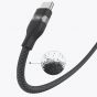 كابل USB-C انكر، 0.9 متر، اسود - A82E2H11