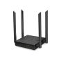 TP-Link AC1200 Dual Band Wi-Fi Router With 4 Antennas, 2.4 GHz, Black - Archer C64