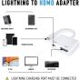 محول لايتنينج إلى HDMI - ابيض