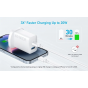 Anker Wall Charger, 20 Watt, 2 USB Ports, White - A2348L21
