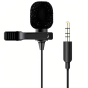 Jmary Lavalier Wired Microphone, Black, MC-R1 - with Gift Bag
