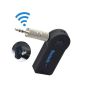 AUX Audio Wireless Car Receiver, Black - BT-350