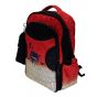 Gharibo Bags School Backpack With Pencil Case for Kids, Color Splash Pattern - Red