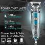 VGR Rechargeable Hair Trimmer, Dry, Transparent - V-102