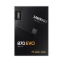 Samsung 870 Evo Internal Solid State Drive SSD, 2.5 Inch, 250GB- Black