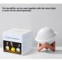 Battery Moon Lamp Humidifier, 200ml - White