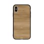 Shining Wood Pattern Printed Back Cover for Apple iPhone X