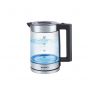 Jamaky Glass Electric Kettle, 1.8 Liter, 1500  Watt, Silver - JMK9500