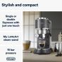 DeLonghi Dedica Arte Espresso Machine, 1 Liter, 1350 Watt, Grey- EC885.​GY