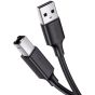 Keendex KX 2503 USB 2.0 Printer Cable Male to Male for Canon Epson HP ZJiang Label, 1.5 Meters - Black