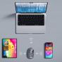Recci Space Capsule Series Multimode Wireless Mouse, Transparent and Grey - RCS-M01