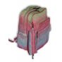 Gharibo Bags School Backpack With Pencil Case For Girls, Color Gradation Pattern - Pink and Green