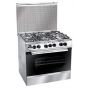 Unionaire 5 Burners Gas Cooker, Stainless Steel, 90 cm - C6080SV-447L