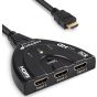 Fosmon 3 In 1 HDMI Splitter, Black - HD1831