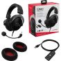 HyperX Cloud II - Gaming Headset, 7.1 Surround Sound, Memory Foam Ear Pads, Durable Aluminum Frame, Detachable Microphone, Works with PC, PS5, PS4, Xbox Series X|S, Xbox One – Gun Metal