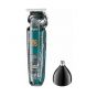 VGR Hair and Nose Trimmer Set, Wet and Dry, Black and Green - V-949