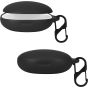 kwmobile Silicone Case Compatible with Anker Soundcore Liberty 3 Pro - Case Protective Cover for Headphones - Black