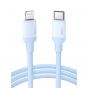 كابل شحن يو جرين USB-C الى لايتنينج، 60 وات، 1.0 متر، ازرق
