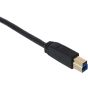 كابل كيندكس USB للطابعة، طوله 1.5 متر، اسود - 1888