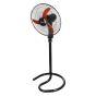 Black and White Hummer Stand Fan, 18 Inch, Black - SF-75