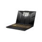 لاب توب جيمنج اسوس تاف F16 FX607VU-RL165W، انتل كور 5 210H، هارد SSD سعة 512 جيجا، رام 16 جيجا، شاشة WUXGA، مقاس 16 بوصة، دقة FHD بلس، بمعدل تحديث 144 هرتز، كارت شاشة انفيديا جي فورس RTX 4050 سعة 6 جيجا، ويندوز 11 - رمادي ميكا