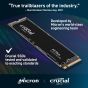 Crucial P3 Plus Internal Solid State Drive SSD, 500GB,  2.5 Inch, Black- ‎CT500P3PSSD8