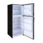 ثلاجة فريش نوفروست، سعة 369 لتر، اسود - FNT-B400 BB