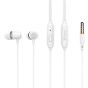 Celebrat G1 Wired Metal Stereo Earphone With Music Controller And Microphone - White