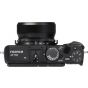 Fujifilm Lens Hood for X70 Digital Camera, Black and Silver- LH-X70