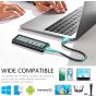 ZORBES External Aluminum M.2 Nvme SSD Enclosure for NVMe SATA SSD 2230, 10Gbps - Black