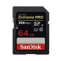 بطاقة ذاكرة مايكرو SDXC سانديسك اكستريم برو، 64 جيجا - SDSDXPK-064G-GN4IN