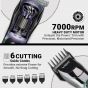 VGR Rechargeable Hair Clipper, Dry, Black - V-256