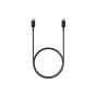 كابل USB سامسونج من فئة C إلى فئة C، طول 1 متر، اسود- EP-DN975BBEGCA