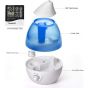 Electric Cool Mist Humidifier, 2.2 Liters - Blue