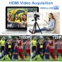 كارت التقاط فيديو وصوت ابكسوزو، 4K HDMI، منفذ USB 3.0 - اسود