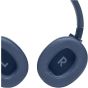 JBL Tune 710 Bluetooth Over Ear Headphones with Microphone, Blue - JBLT710BTBLU