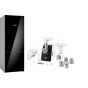 Bosch Series 6 No Frost Refrigerator, 508 Litres, Black - KGN56LB3E9 with Bosch Compact Power Meat Grinder, 1800 Watt, Black and White - MFW3850B