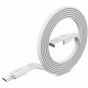 Baseus Micro USB Charging and Data Transfer Cable, 1 Meter, White - CAMZYB02
