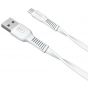 كابل Micro USB باسيوس للشحن ونقل البيانات، 1 متر، ابيض - CAMZYB02